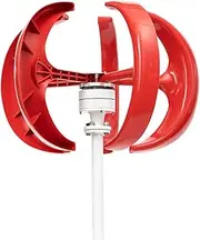 5 Blades Wind Turbine Kit Windmill Generator,2000W 12V 24V 48V Vertical Axis Wind Power Generator,Low Noise with Controller for Home Use
