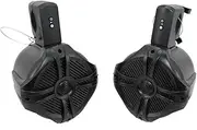 Fully Wireless Marine Speaker System (Set of 2 Speakers)