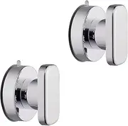 2 Pack Suction Cup Handles, No Trace Super Suction Vacuum Suction Cup Pulls Handle Drawer Cupboard Cabinet Fridge Door Glass Portable Mobility Handle Knobs