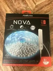 Acellories Nova Motion Activated White LED Strip Light Water Resistant(IP65)