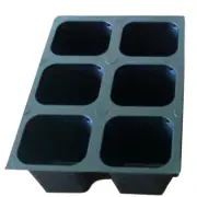 Seed starter trays 360 LARGE CELLS total (60 trays of 6 cells each)