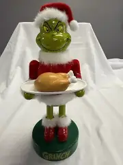Grinch Nutcracker Holiday Decoration Festive Wooden Toy Collectible 11 Inch