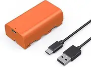 SMALLRIG 3500mAh Replacement USB-C Battery for Sony NP-F550, 3H Fully Charged, Power Supply for LED Lights, Monitors, Wireless Video Transmitters, Not for BMPCC 6K / 6K G2 / 6K Pro
