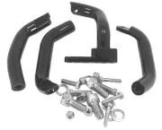 Black 2" Forward Extended Style Rider Floorboard Mounts 1983-2008 Touring Models