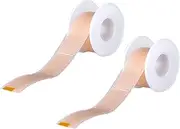 2Rolls Wear Resistant Invisible Scar Patch Skin Tape for Heel Protection Comfortable Heel Liner for All Shoe Blends with Skin Tone for Everyday Use