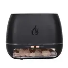 Elosung Black Himalayan Salt Flame Aroma Diffuser 250Ml Ultrasonic Humidifier Wi