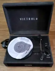 Victrola Journey 3-Speed Turntable Gray Bluetooth