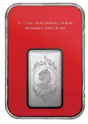 2023 Queen Elizabeth11 Effigy Year Of Rabbit $1 1/2 oz Silver Frosted UNC Ingot