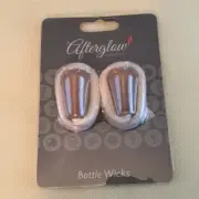 2 Afterglow Bottle Wicks by Oenophilia Item 103350 for Use with Oil Lamps