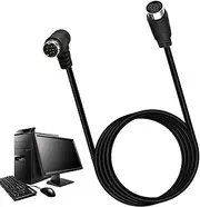 9 Pin DIN Cable - 70.8 Inch Monitor Connection Cable,Plug and Play 9-Pin DIN Cord, Connector Transfer for TV Receiver Monitor VCR