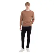 Replay Mens Crew Knitwear Crewneck Pullover In Cotton & Cashmere Multi