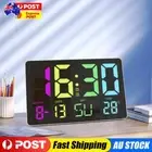 10 Inch Digital Wall Alarm Clock 12/24H for Living Room Office Bedroom (Black)