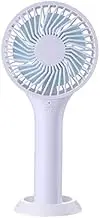 Repelltopse YHM D6 Portable Mini USB Charging Handheld Small Fan with 3 Speed Control (Dark Blue) (Color : White)