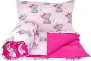 2 pcs PRAM Quilt Duvet and Pillow Set to fit Children pram Mini cot or Crib (6)
