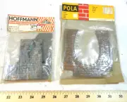 Pola HO 72 Tunnel Portal and Hoffmann 611 Stone Retainer Walls - Sealed Packs