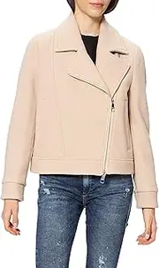 [BOSS] Women's C_Javia Biker Jacket, Light beige277
