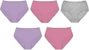 [Undercover] Ladies 5 Pack Cotton Rich Boy Shorts Hipster Midi Brief Knickers Multipack