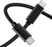 USB C to Type C Cable 2M, Proxima Direct 100W PD USB C Cable 4K@60Hz Video USB C 3.1 Gen 2 10Gbps Type C Cord Cable for iPhone 15 Pro Max/Pro/Plus, MacBook, iPad Pro, Samsung S23/Fold/Flip, Black