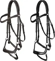 LeMieux Arika Drop Bridle - Brown/Silver