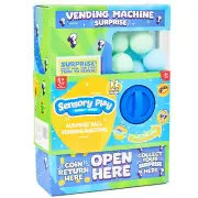 Blue Vending Machine Surprise Coin Operated Machine Sensory Play Toy For Kids