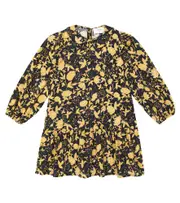 [Paade Mode] Paade Mode Floral cotton dress Y 10 black