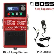 BOSS Effects Pedal Guitar Looper RC-5 Loop Station BOSS AC adapter PSA-100S2