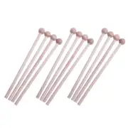 12 Pcs Wooden Drumsticks Hitting The Hammer Child Xylophone Mallets