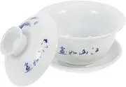 STOBAZA Retro Chinese Style Teacup Set Mini Kung Fu Tea Cup Ceramic Tea Bowl for Home/Office