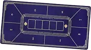 Totority Portable Poker Table Covers Nonslip Poker Mat Layout Mat Table Topper for Card Game Night for Roulette Mahjong Board Games