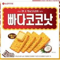 在飛比找蝦皮購物優惠-*現貨*韓國🇰🇷 LOTTE 樂天 奶油椰子餅乾300g (