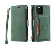 J40 Flip Phone Wallet Cover PU Leather Phone Case Cover for iPhone 14Pro 6.1 inch