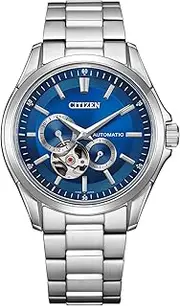 [CITIZEN] Watch NP1010-78L Collection Mechanical Open Heart Japan Import New, Silver, Modern