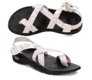 NWB Chaco Zvolv Sandal White Clip Sprinkle Buckle Size 7 Rubber Gorpcore