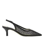 [Alan Pinkus] Sapphire Heeled Shoes in Black