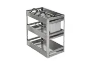 Elite Chef Kitchen Pull Out Cupboard Organiser - Suits 300mm Cupboard