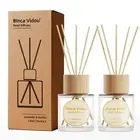 Reed Diffuser Set Lavender & Vanilla Natural Scent Oil Diffusers with Sticks f