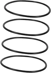 GARVALON 4pcs Water Purifier Washer Assortment Kits Water Filter Ring Sealing Assortment Sealing Ring Gasket Replacement Water Filter Gasket Water Filter Supply Seal Washer Black