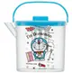 小禮堂 哆啦A夢 日製 手提透明冷水壺 耐熱水壺 飲料壺 1.2L (藍蓋)