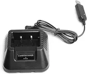 3X USB Walkie Talkie Charger Base Replacement Charging Station for Baofeng UV-5R