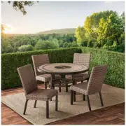 Agio Anderson Woven 5 Piece Dining Set