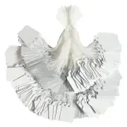 1X(1000Pc Price Tags with String Attached White Marking Tag Small Price3181