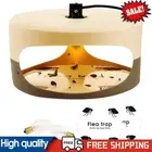 Dome Flea Trap Flea Killer Trap Pad Bed Bug Trap Light Bulb Safe for Kids Pet NE