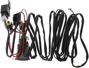 TGMGADANTV Universal 12V 40A Relay Wiring Harness with On/Off Switch Kit for Car LED Fog Light M77 Metal Wire