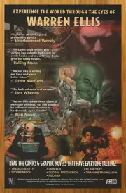 2003 Warren Ellis Stormwatch/Authority/Transmetropolitan Print Ad/Poster Art 00s