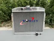 62 mm for Mercury W/Chevy 350 5.7 V8 M/T 1949 1950 1951 aluminum radiator