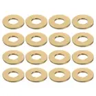 60Pcs Brass Flat Washer, M5x12x1mm Brass Washer Assortment for Screws Bolts