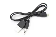 3.5mm and USB to Micro USB Cable Charger for iHome iM70 Portable Speaker