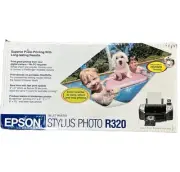 EPSON STYLUS PHOTO R320 PRINTER DIGITAL COLOR MONITOR CD/DVD PRINTING NEW SEALED