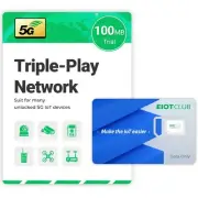 Data SIM Card Triple Play Pro- USA Coverage No Contract 5G/4G LTE Cellular fo...