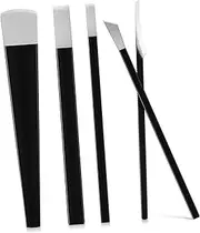Healvian Stainless Steel Knife Set Foot File Callus Remover Tools with Skin Scraper